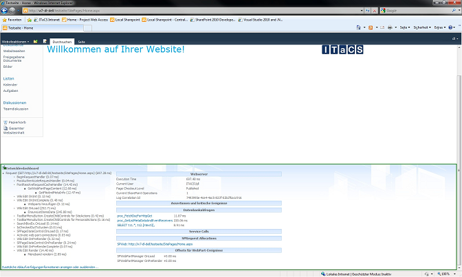 Sharepoint2010DeveloperDashboard